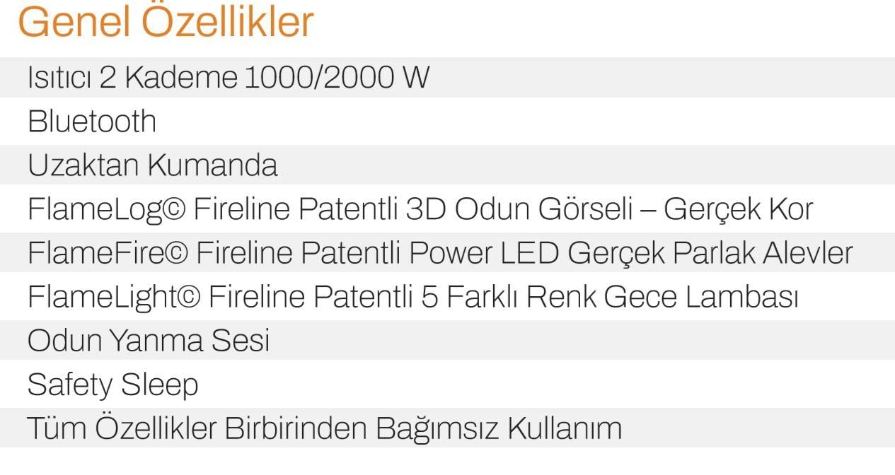 ELEKTİRİKLİ ŞÖMİNE