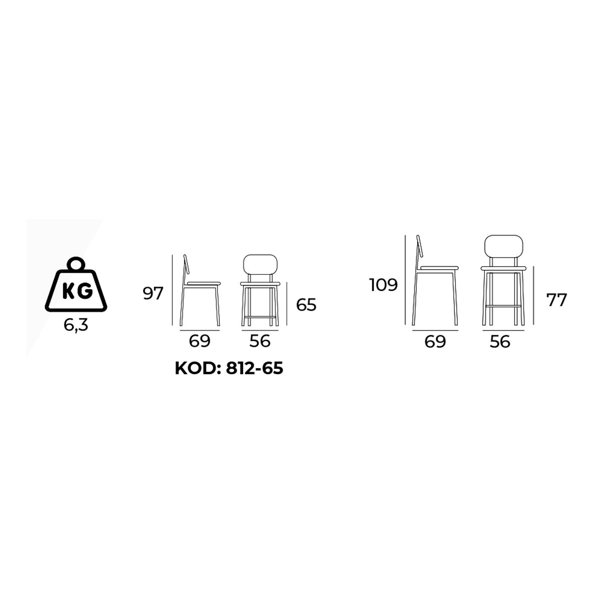 Maldives Bar Sandalyesi