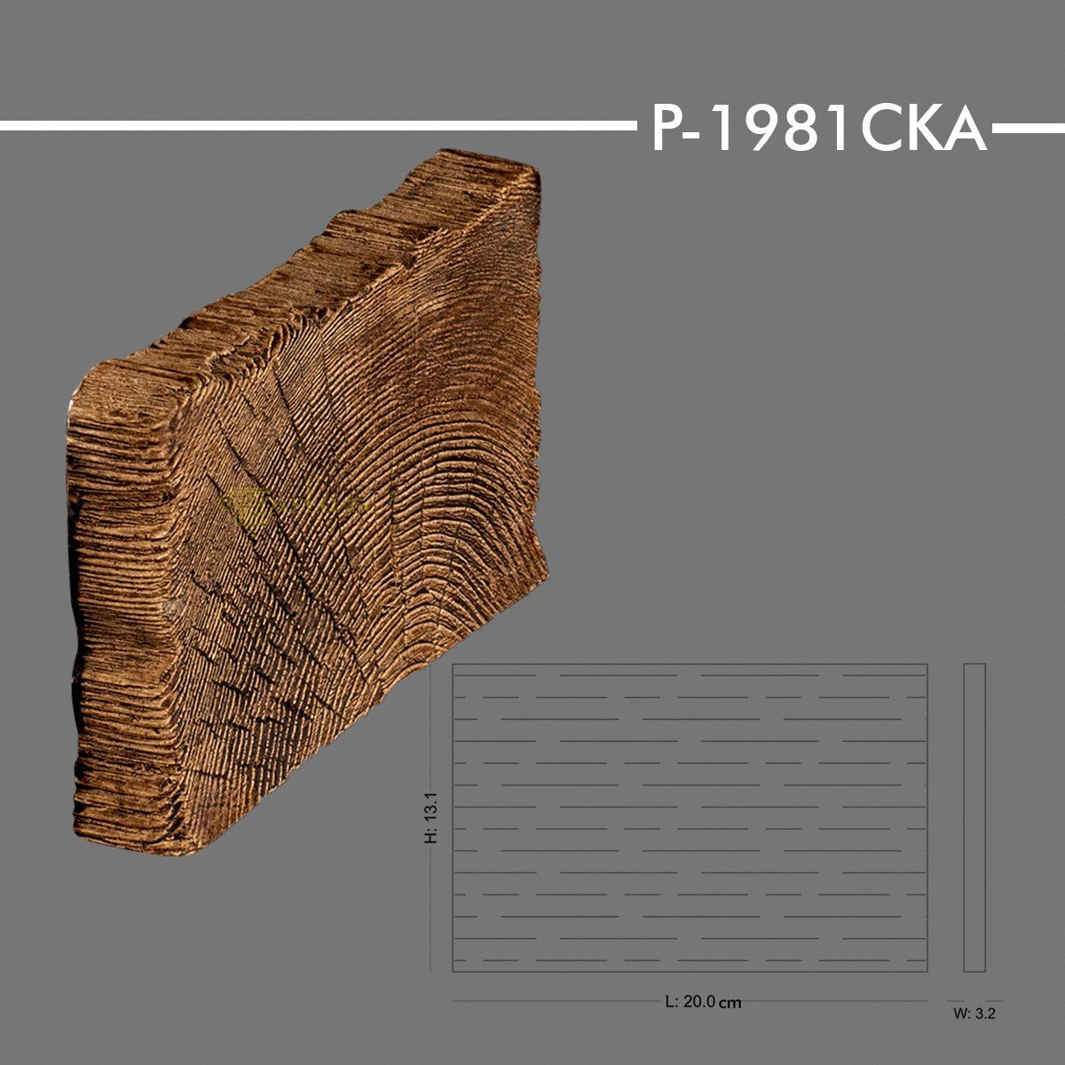 P-1981CKA Ahşap Kiriş Kapağı