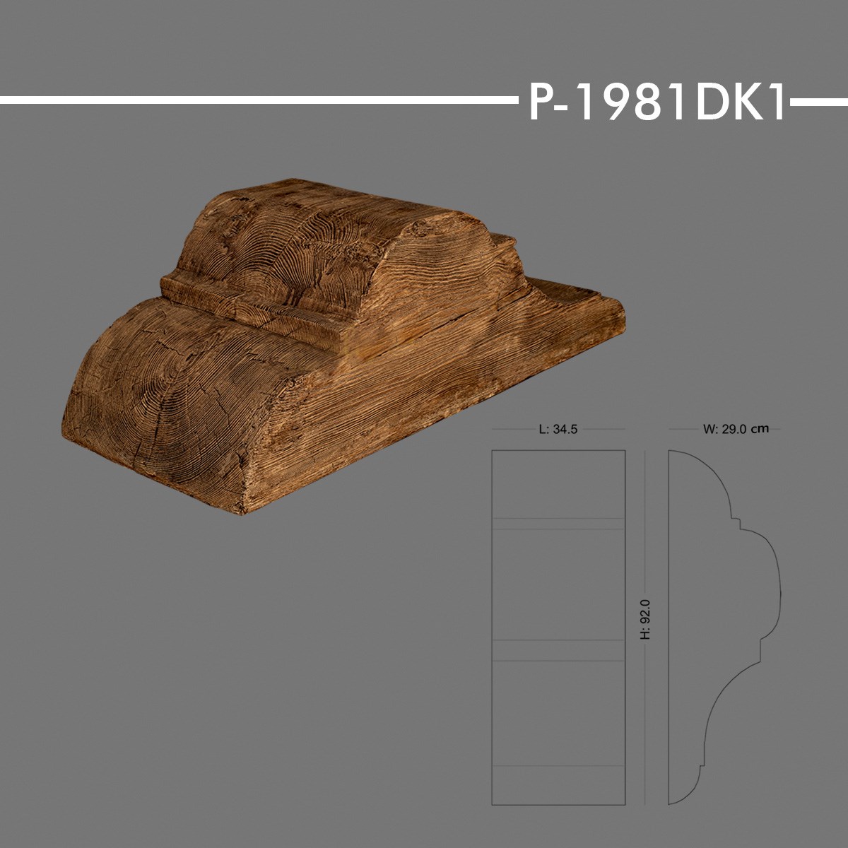 P-1981DK1 Ahşap Kiriş Payanda