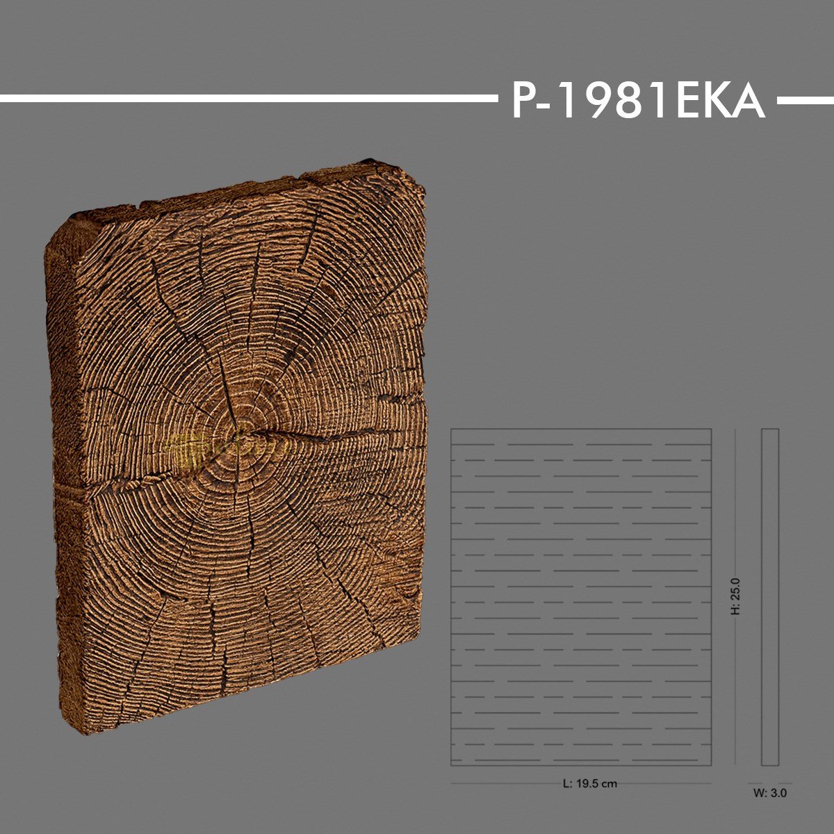 P-1981EKA Ahşap Kiriş Kapağı