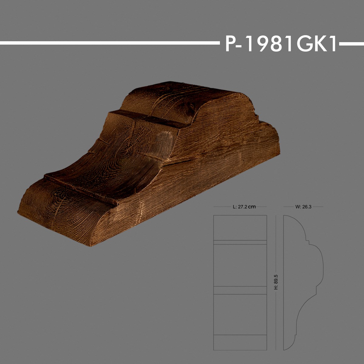 P-1981GK1 Ahşap Kiriş Payanda 