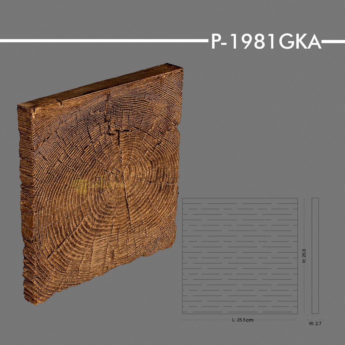 P-1981GKA Ahşap Kiriş Kapağı