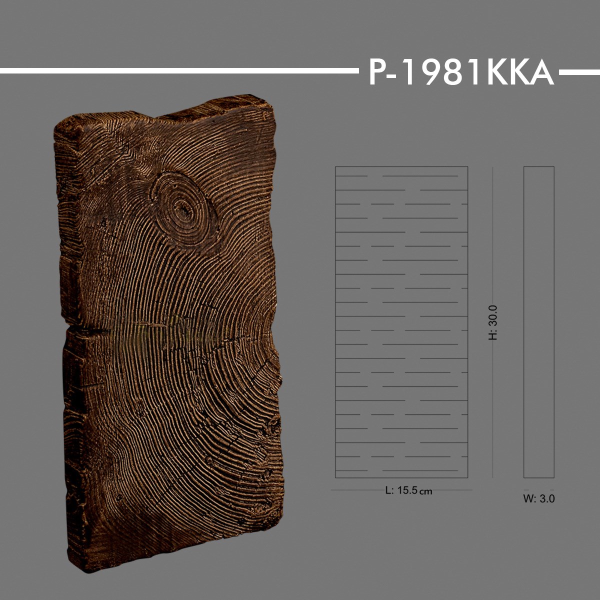 P-1981KKA Ahşap Kiriş Kapağı