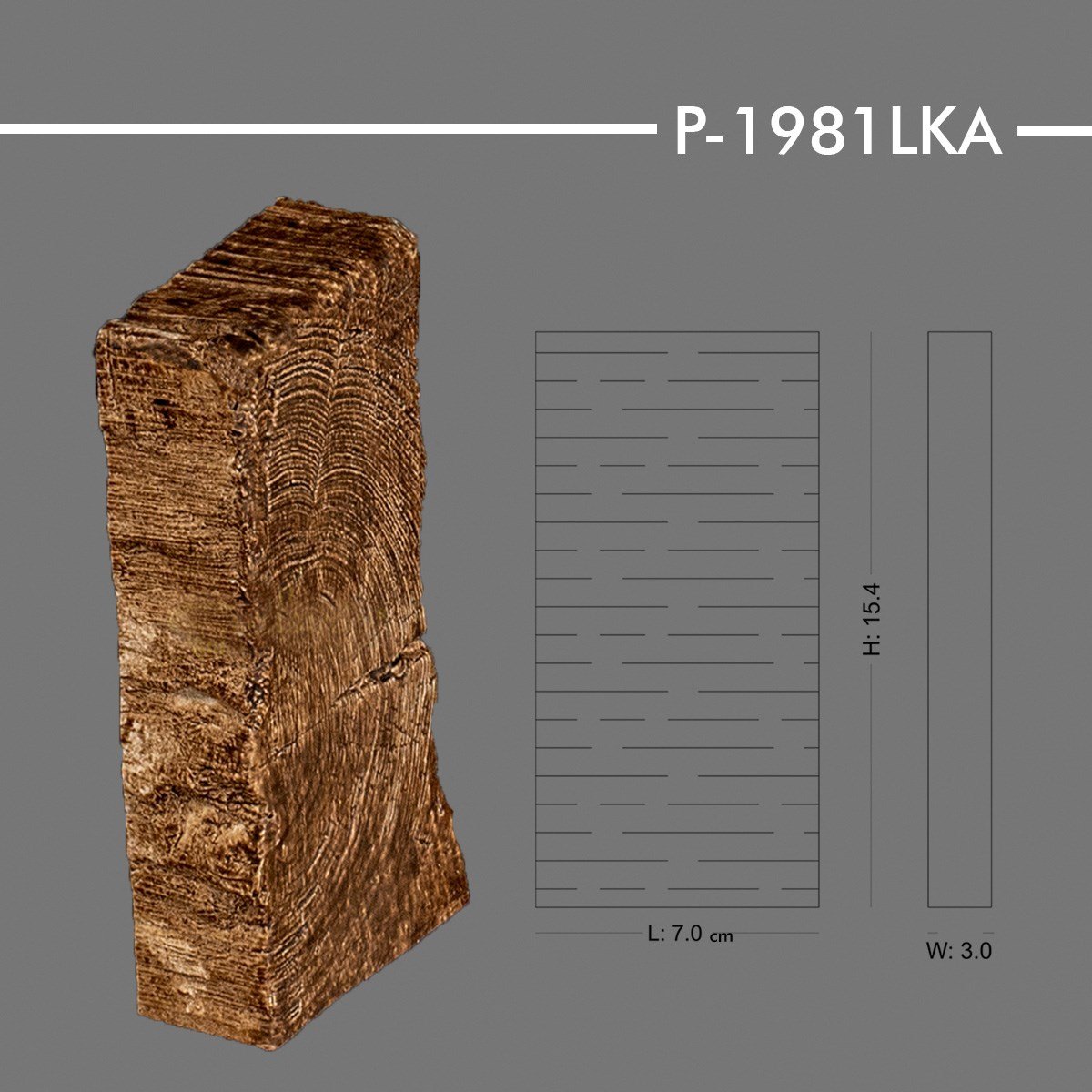 P-1981LKA Ahşap Kiriş Kapağı