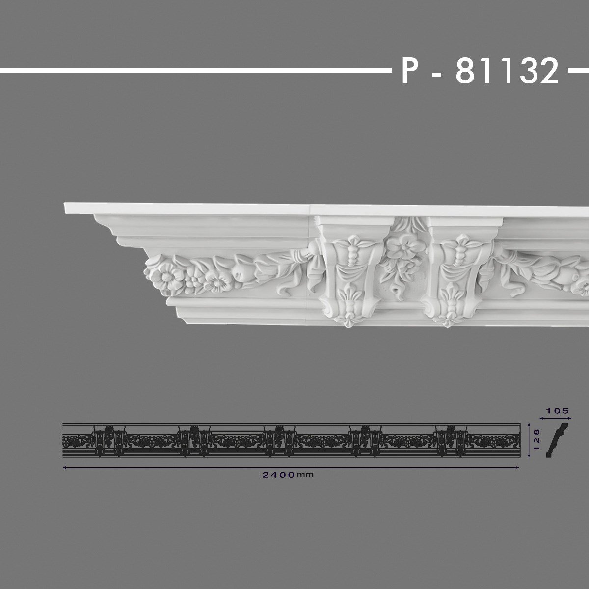 P-81132 Desenli Kartonpiyer