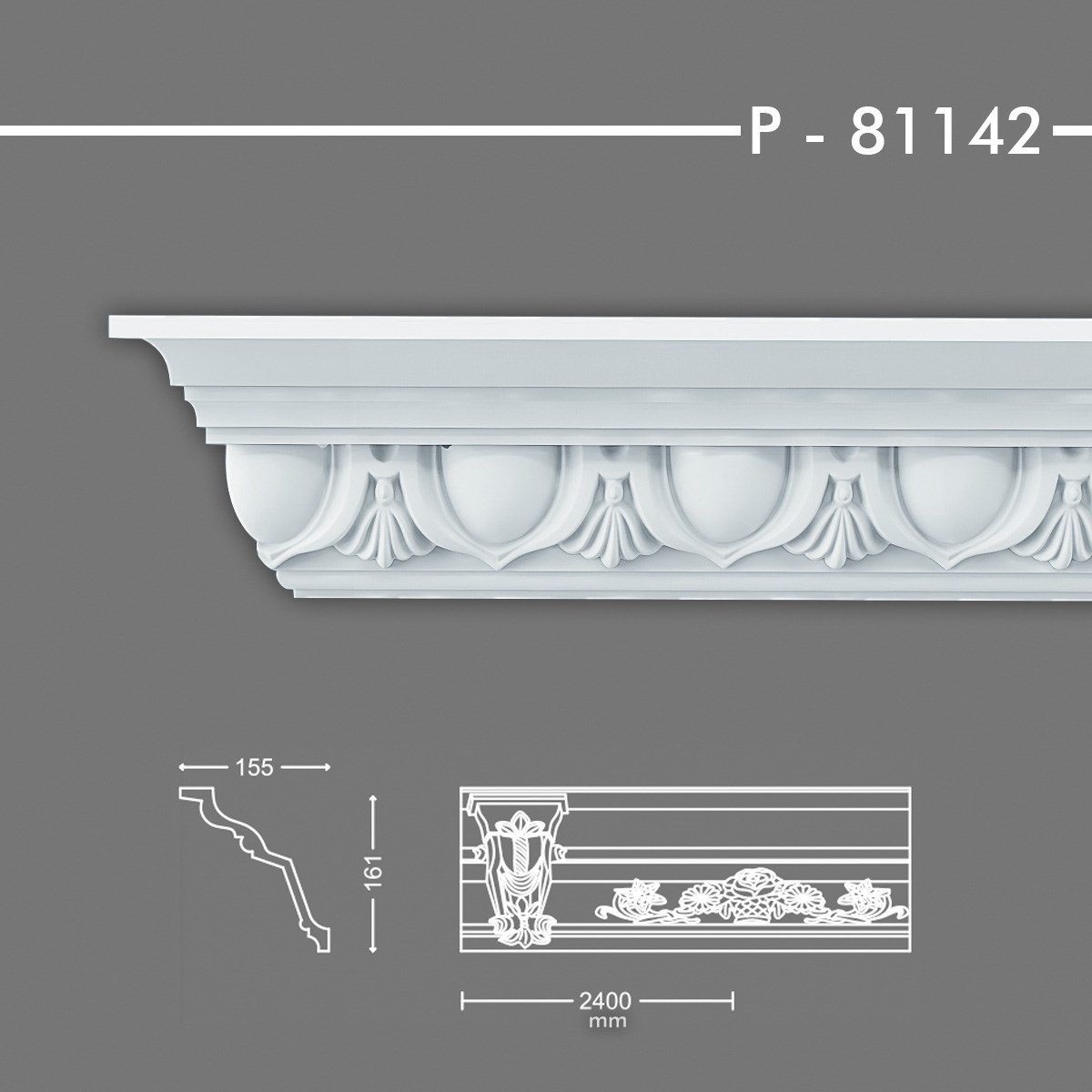 P-81142 Desenli Kartonpiyer