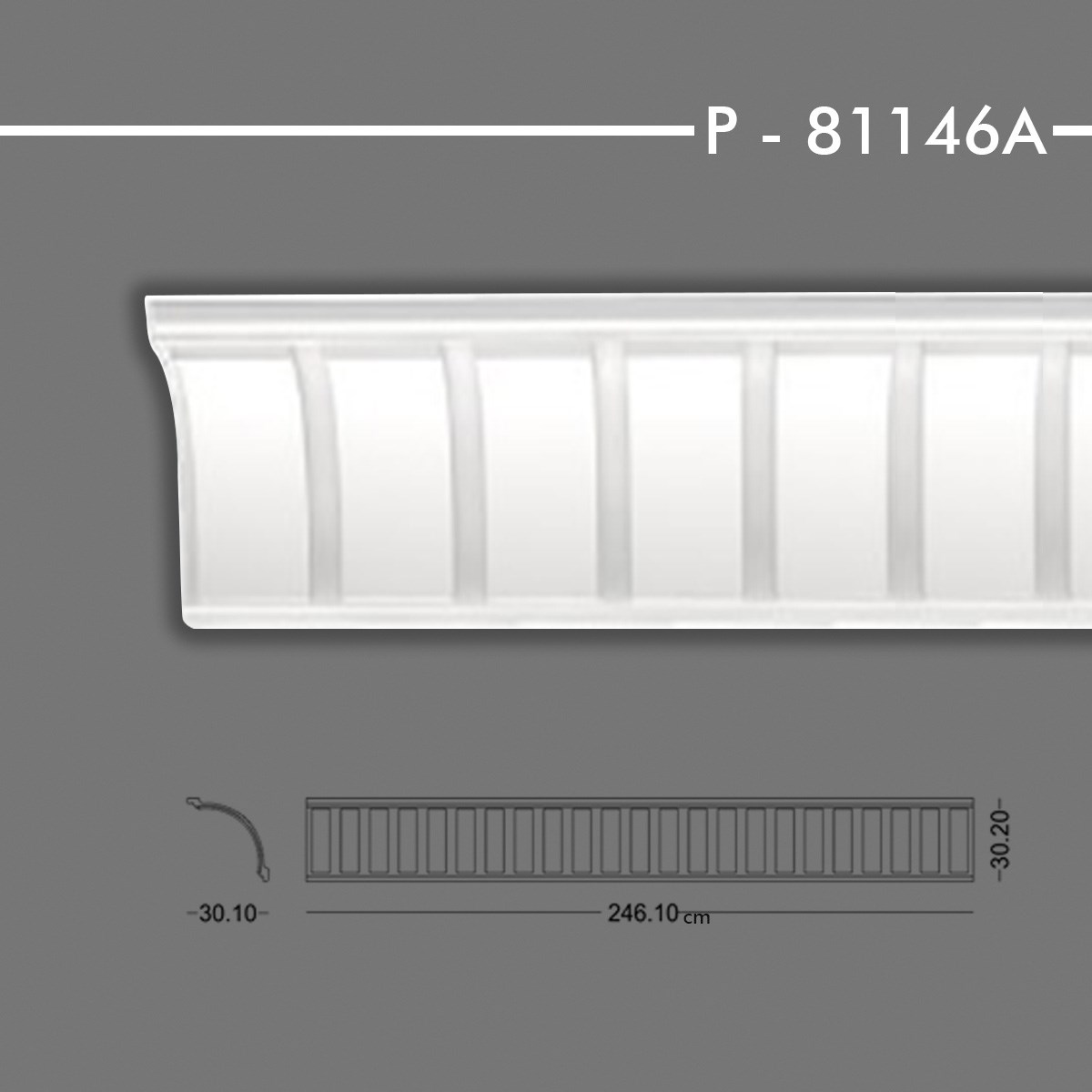 P-81146A Desenli Kartonpiyer