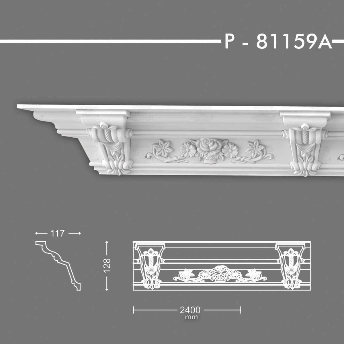 P-81149A Desenli Kartonpiyer