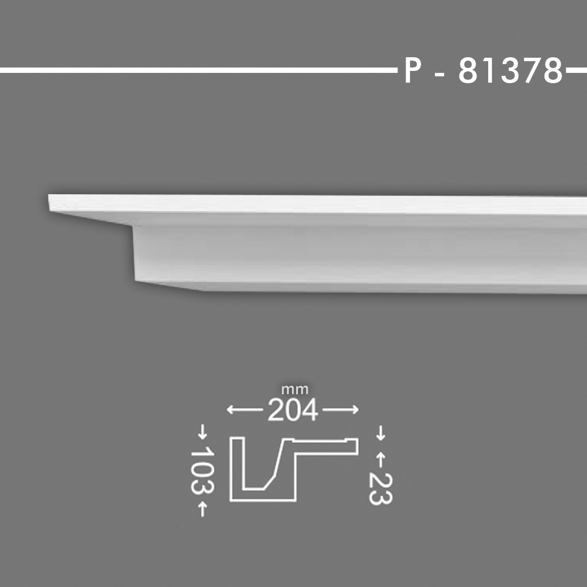 P-81378 Gizli Işık Kartonpiyer