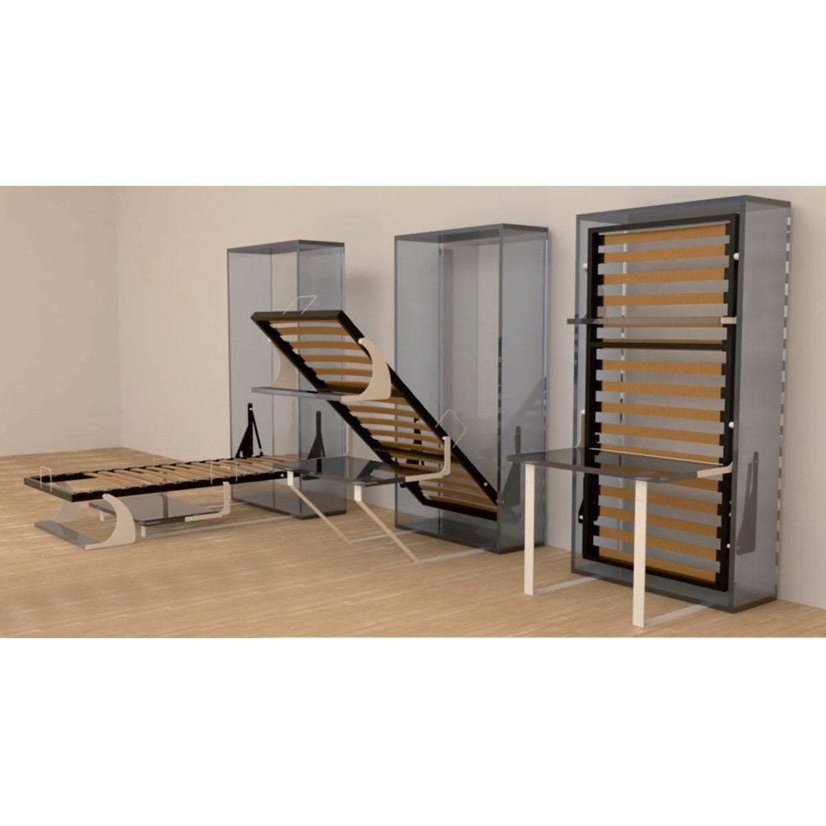 Tek Kişilik Dikey Mekanizmalı Yatak