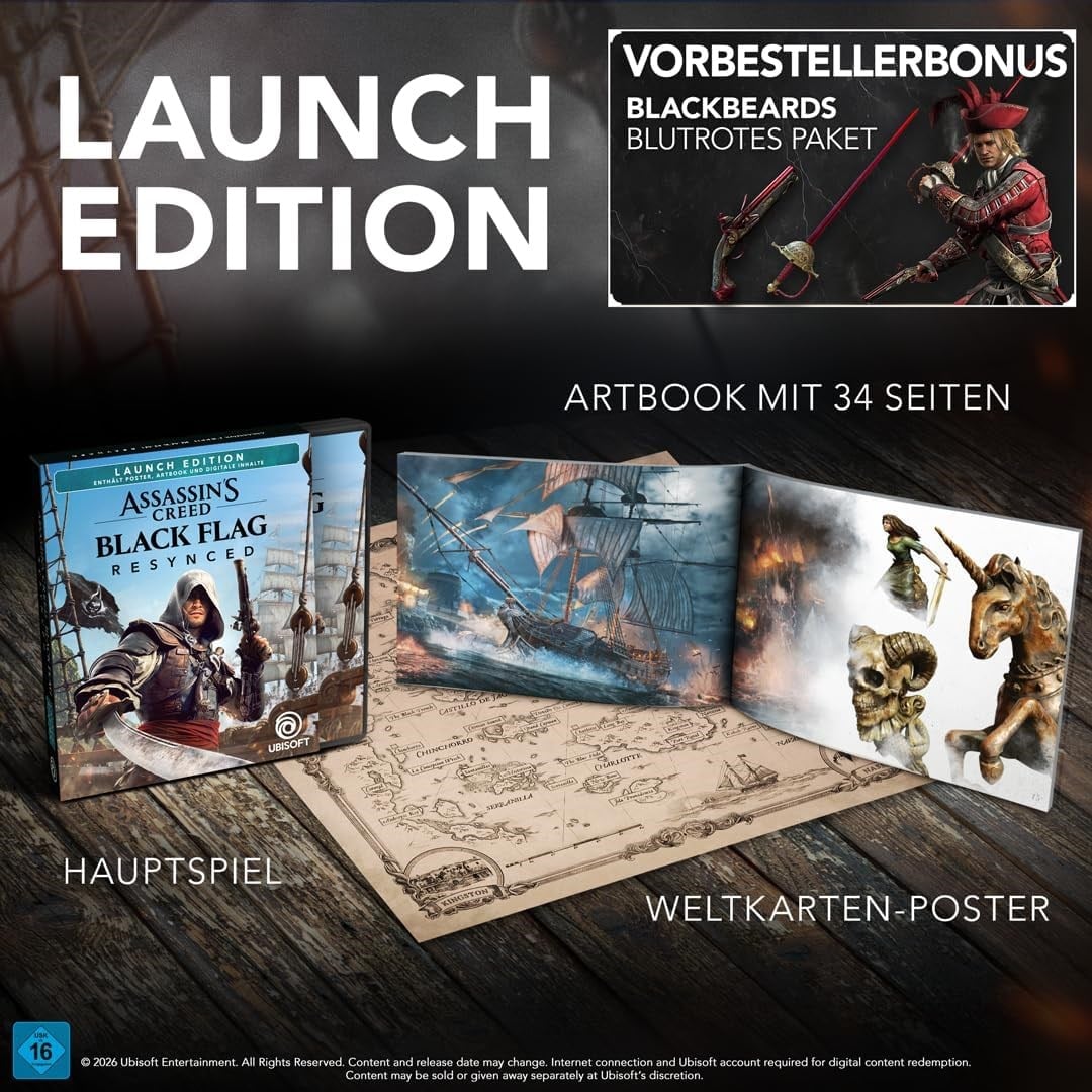 Assassin's Creed Black Flag Resynced Launch Edition Ps5