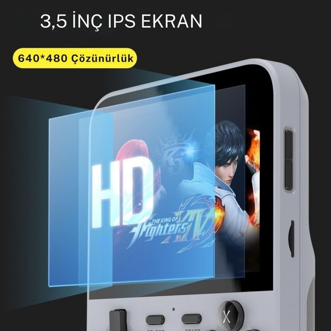 D007 Plus Android Taşınabilir Retro El Atarisi Game Oyun Konsolu