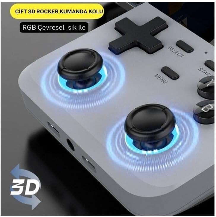 D007 Plus Android Taşınabilir Retro El Atarisi Game Oyun Konsolu