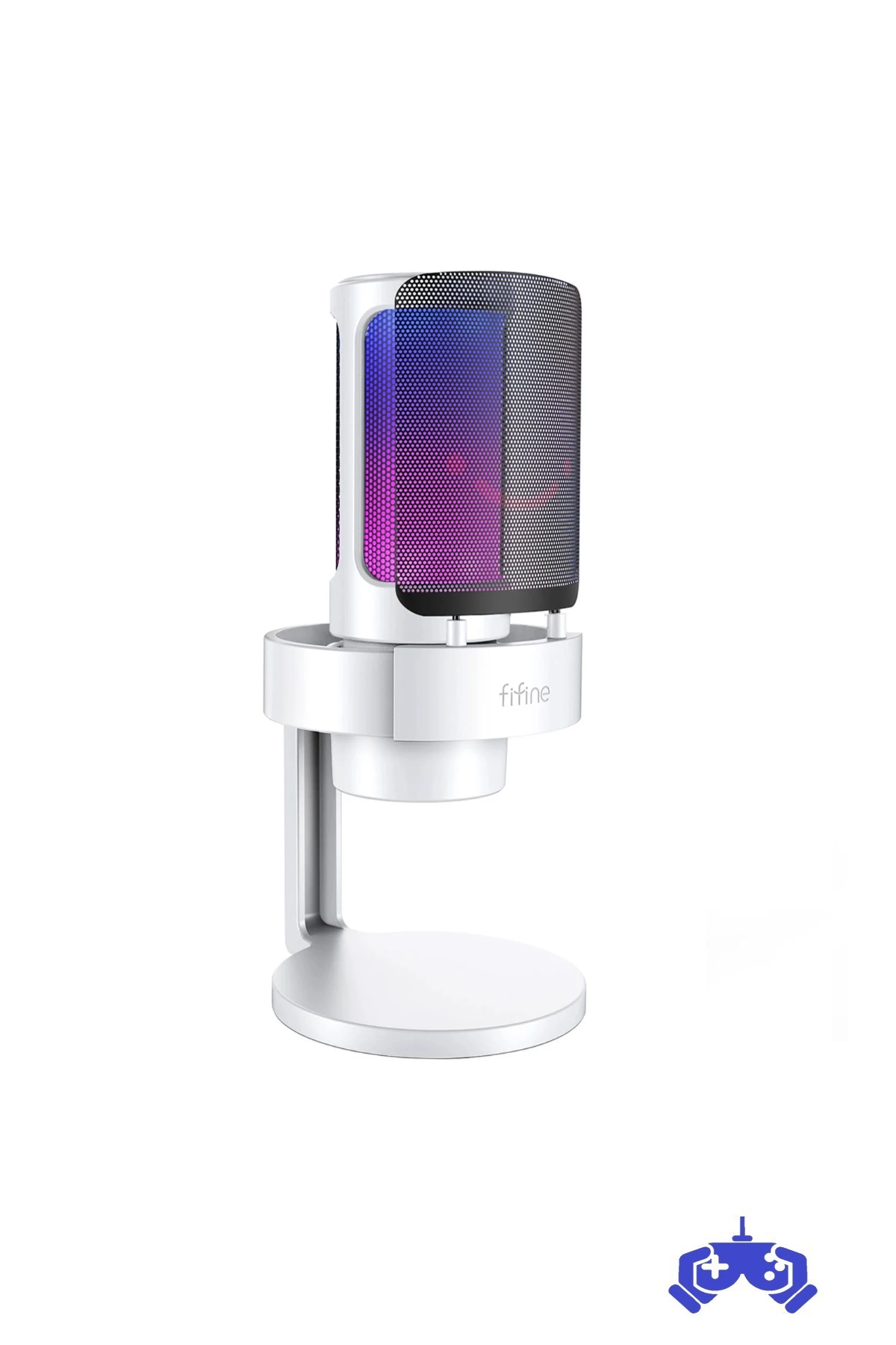 Fifine Ampligame A8-W Beyaz USB Mikrofon - Yayıncı ve Oyunculara Özel Bilgisayar Mikrofonu