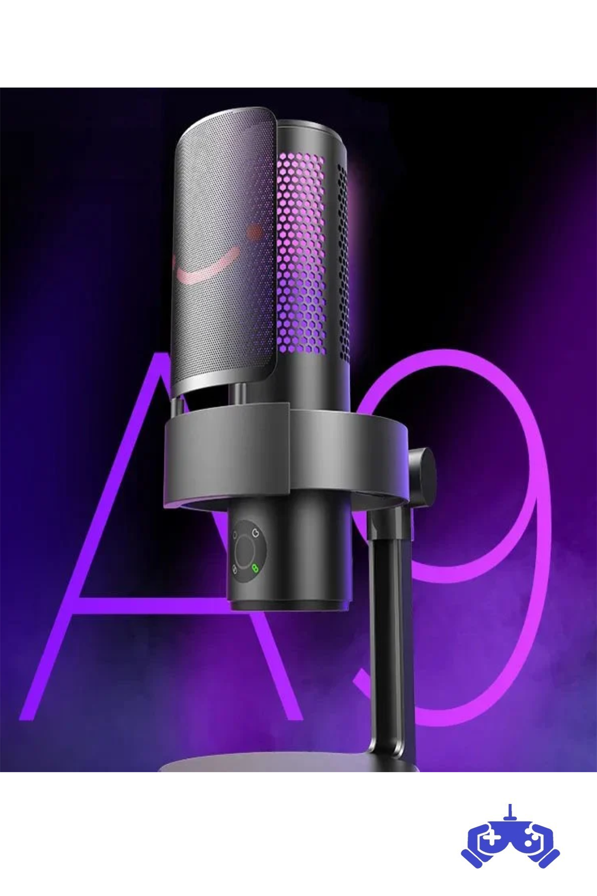 Fifine Ampligame A9 RGB USB Mikrofon Yayıncı ve Oyunculara Özel Bilgisayar Mikrofonu