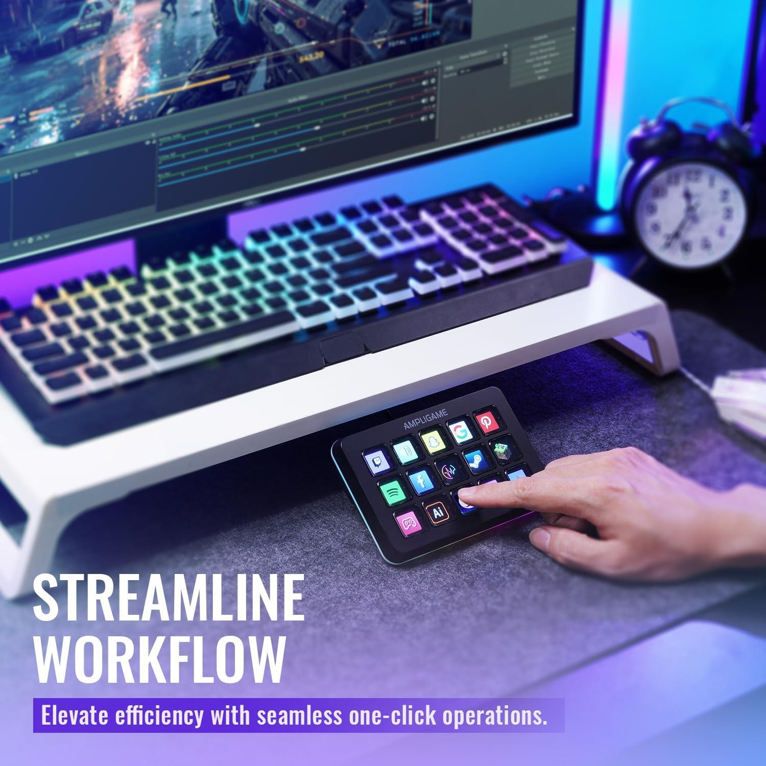 Fifine Ampligame D6 Stream Deck Yayın Kontrolcüsü