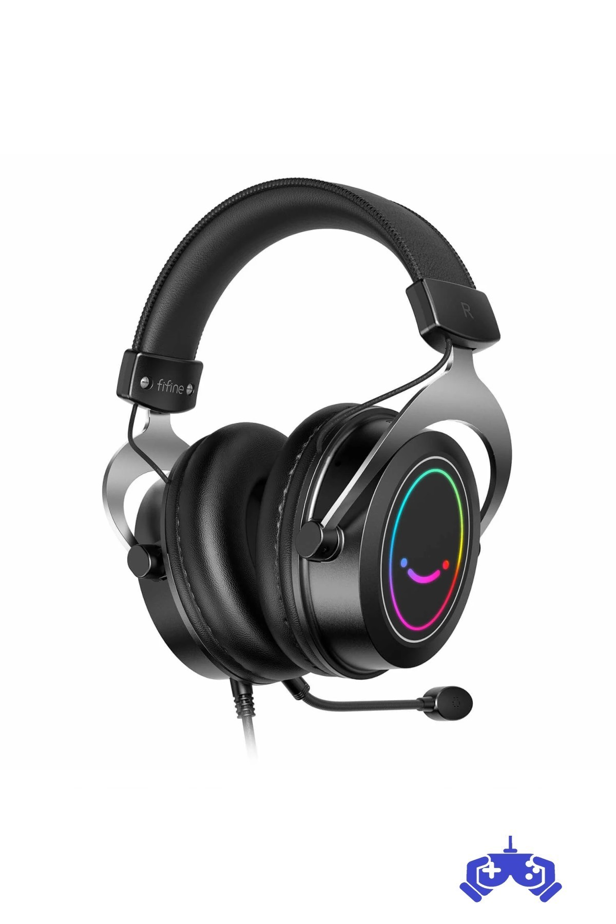 Fifine Ampligame H3 RGB Mikrofonlu Oyuncu Bilgisayar Yayıncı Kulaklığı