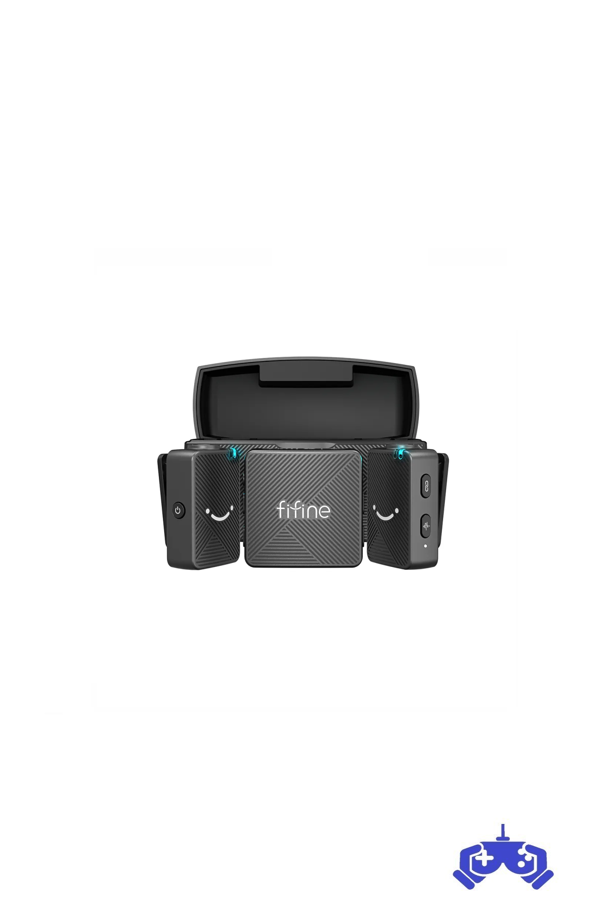 Fifine M9 Kablosuz Yaka Mikrofon Seti - 2 Kişilik Mikrofon Seti