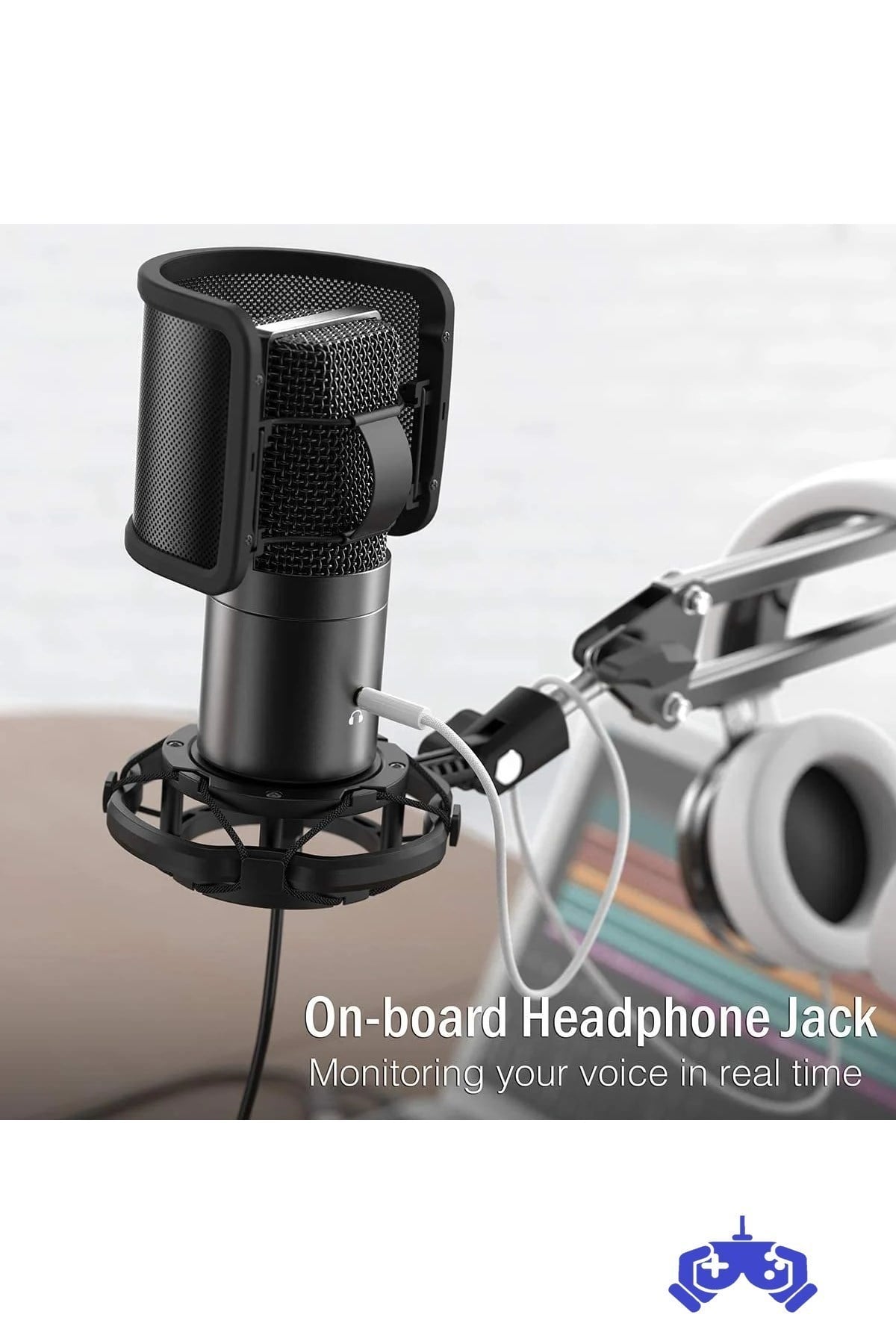 Fifine T683 USB Condenser Mikrofon Kayıt Seti Youtuber Canlı Yayın Podcast Mikrofon Kayıt Paketi