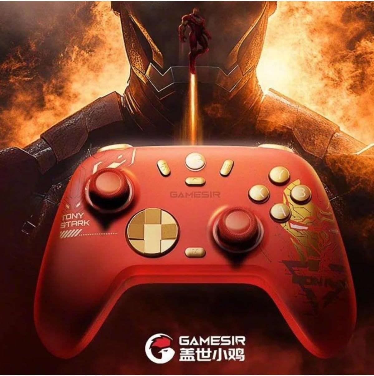 GameSir Nova 2 Lite Hall Effect 2.4g Wireless Controller Iron man Edition Switch 2, Windows PC, Android,Ios