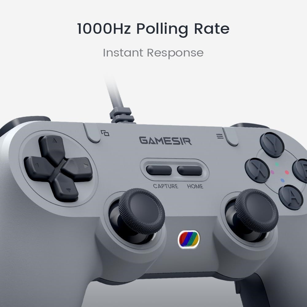 Gamesir Tegenaria Lite Hall Effect  Gri Kablolu Oyun Kolu