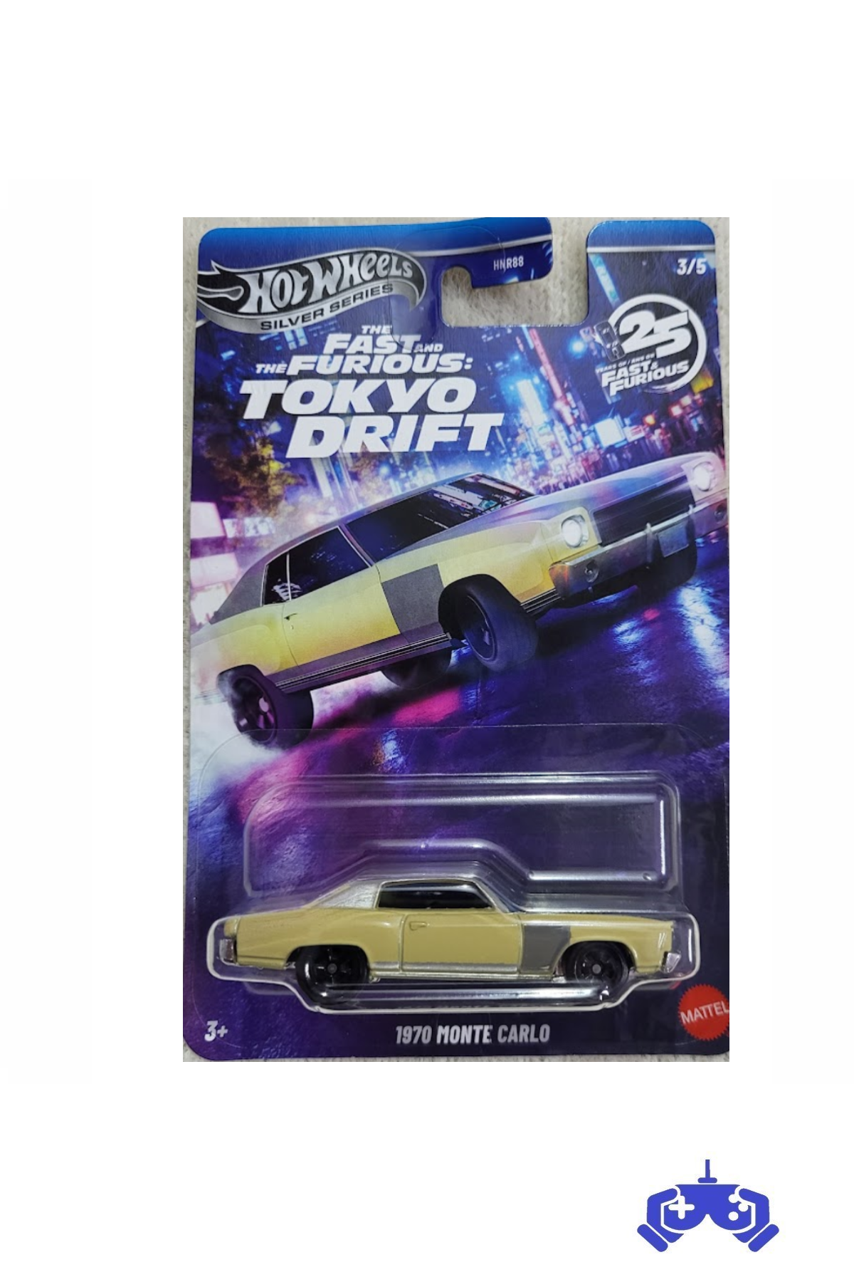Hot Wheels 2025 Silver Fast & Furious Tokyo Drift 1970 Monte Carlo