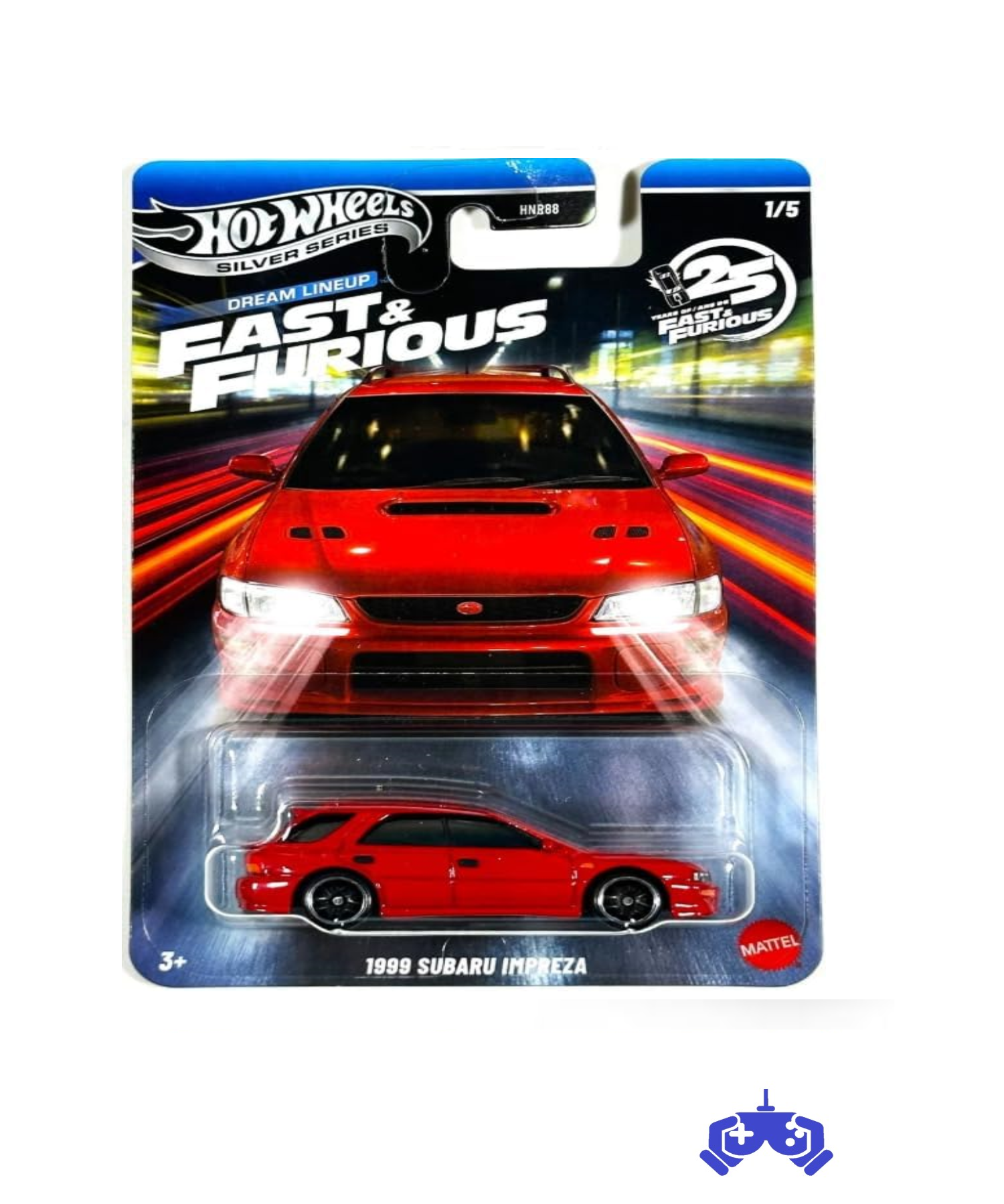 Hot Wheels Silver Series Fast Furious Dream Lineup 1999 Subaru Impreza 