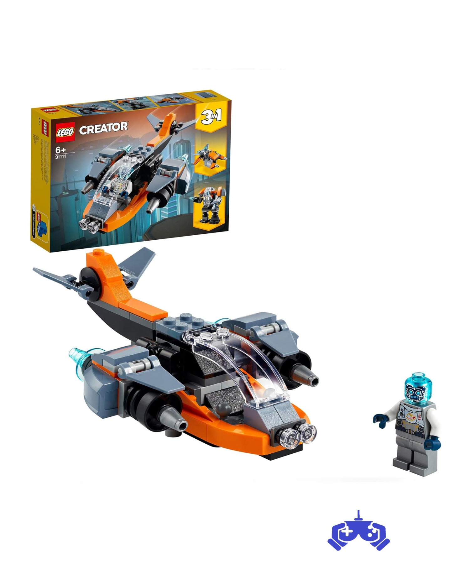 LEGO Creator 3'ü 1 Arada Siber İnsansız Hava Aracı 31111