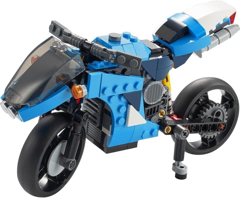 LEGO® Creator 3'ü 1 Arada Süper Motosiklet 31114 Oyuncak Motosiklet Yapım Seti(236 Parça)