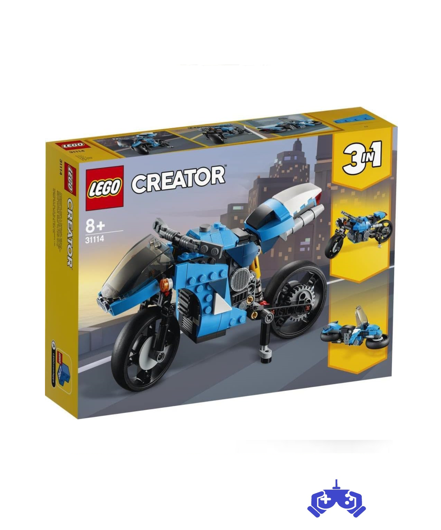 LEGO® Creator 3'ü 1 Arada Süper Motosiklet 31114 Oyuncak Motosiklet Yapım Seti(236 Parça)
