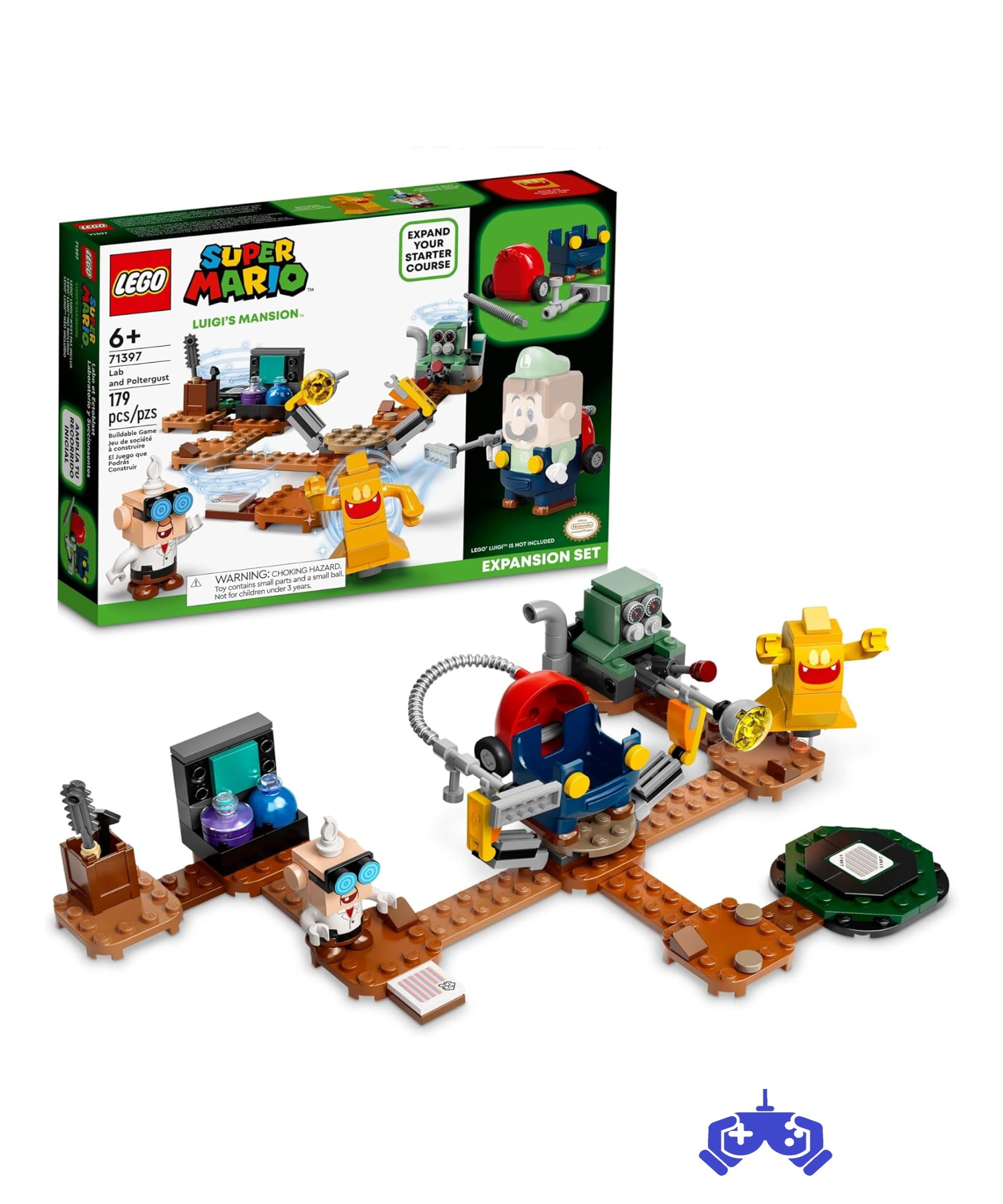 LEGO® Super Mario Luigi's Mansion Laboratuvar ve Poltergust Ek Macera Seti 71397
