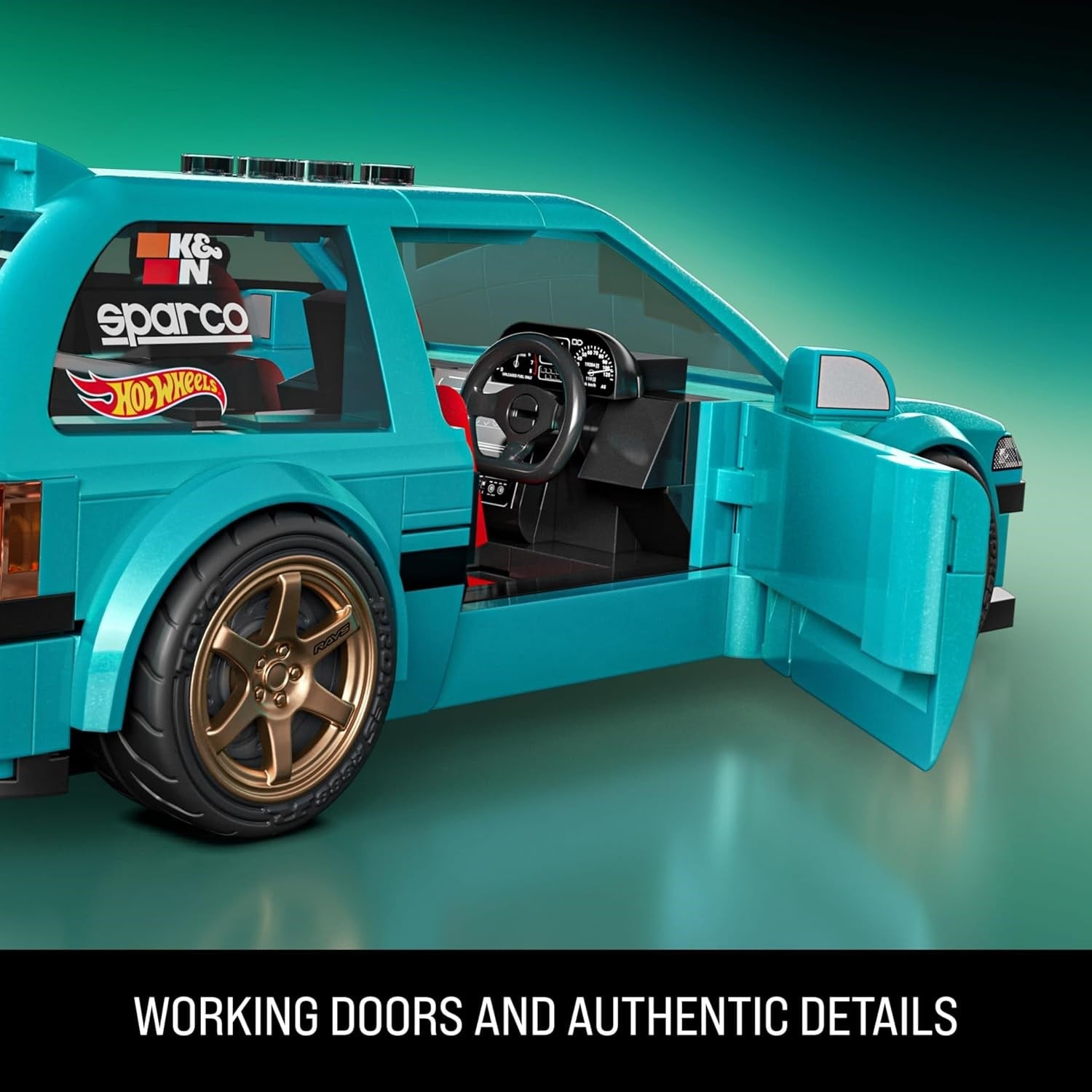 Mattel Brick Shop Hot Wheels Speed Serisi '90 Honda Yeni, JHF62
