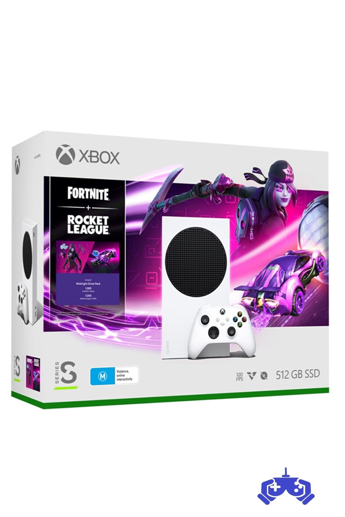 Microsoft Xbox Series S 512 Gb Oyun Konsolu Fortine + Rocket Legue Bundle Fortine + Rocket Legue