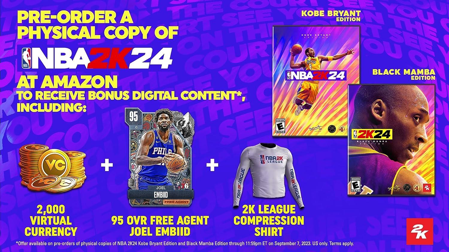 NBA 2K24 BLACK MAMBA EDITION PS5 OYUNU