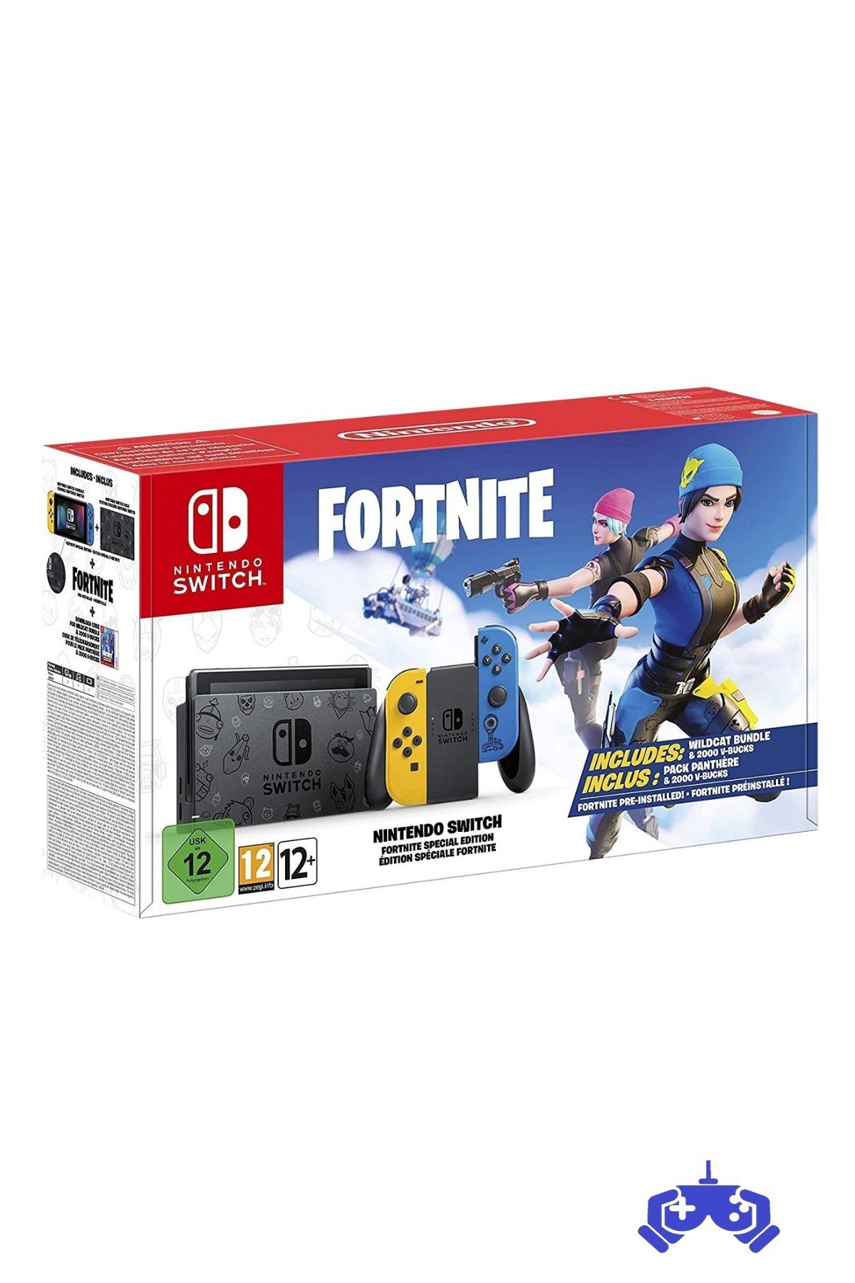 Nintendo Switch Fortnite Wildcat Konsol Yeni V2 Model