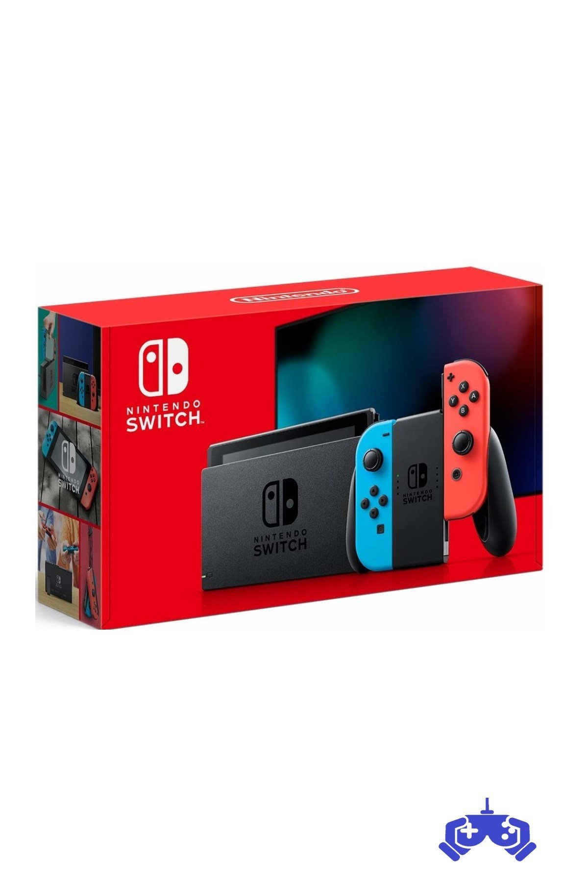 Nintendo Switch Konsol Neon Kırmızı Mavi V2 Batarya