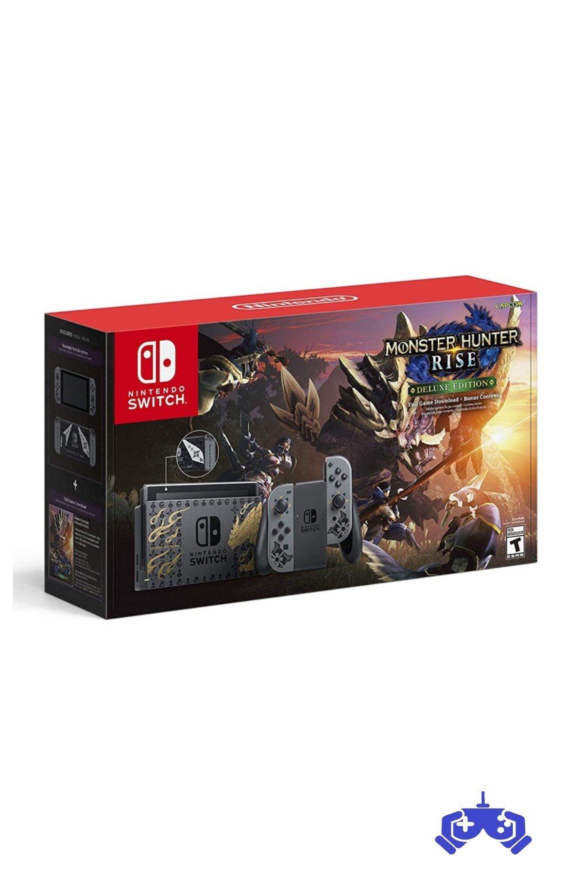 Nintendo Switch Monster Hunter Rise Deluxe Edition Konsol + Monster Hunter Rise Oyun