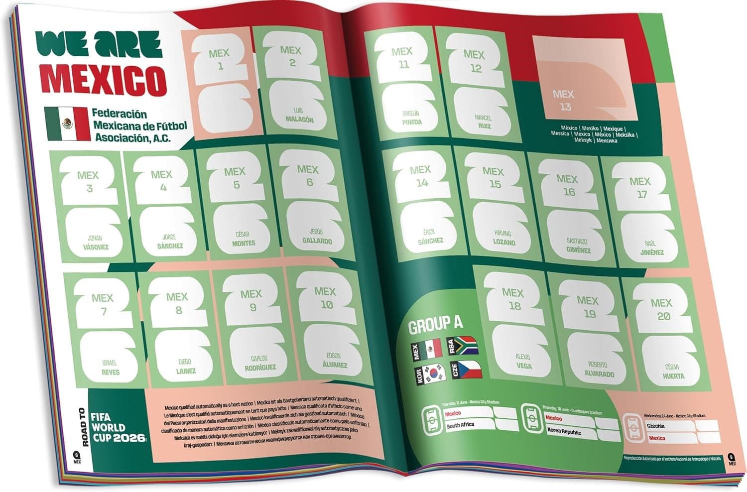 Panini FIFA World Cup 2026 Official Sticker Albüm