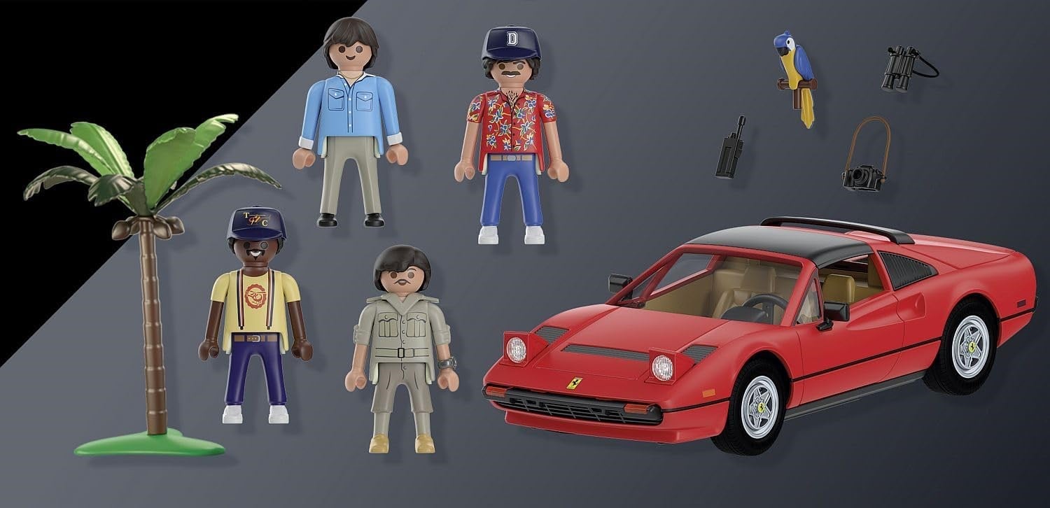 Playmobil Famous Cars 71343 Magnum, P.I. Ferrari 308 Gts