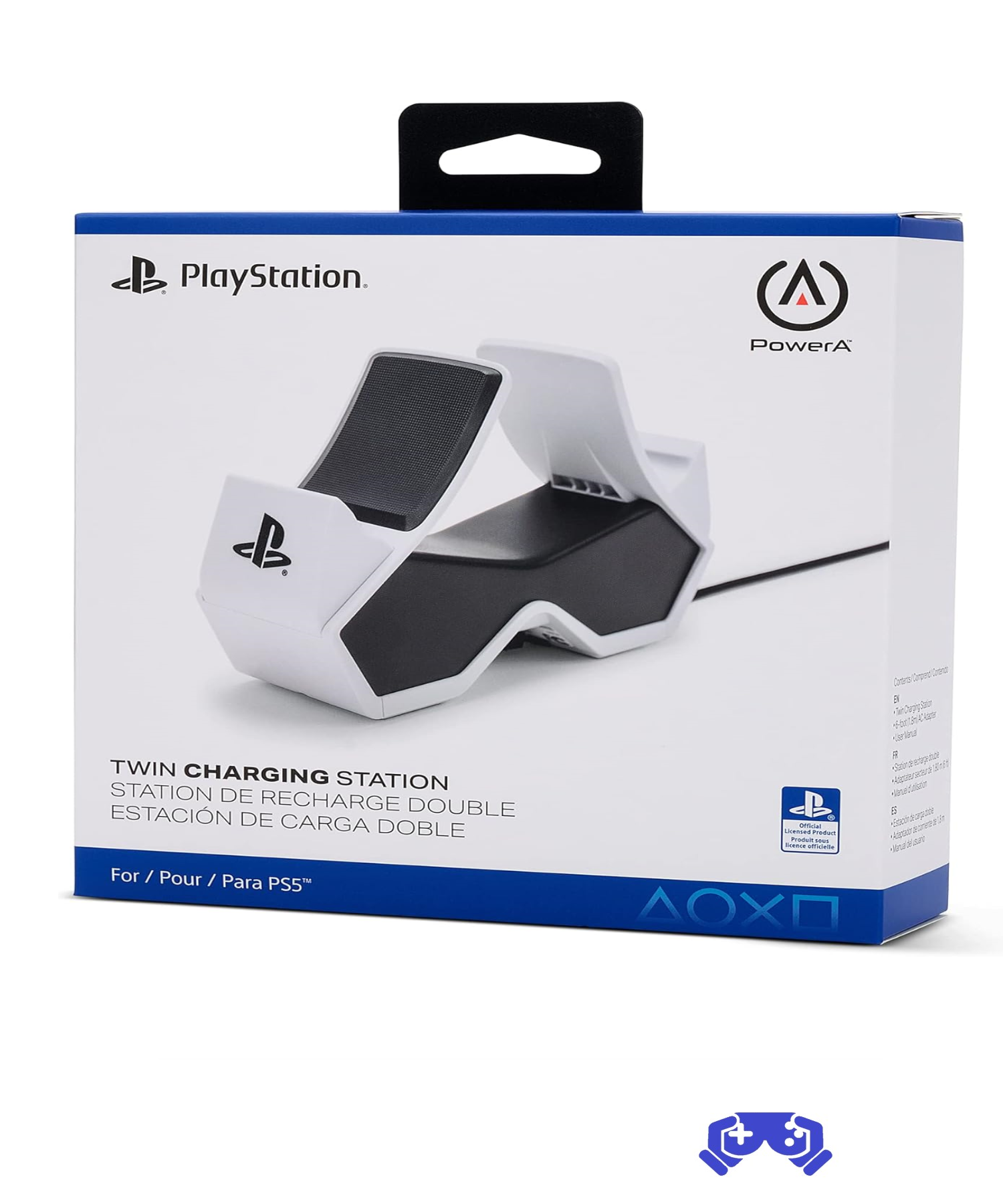 PowerA Ps5 Dualsense Lisanslı Şarj İstasyonu Dock İkiz Şarj Cihazı 