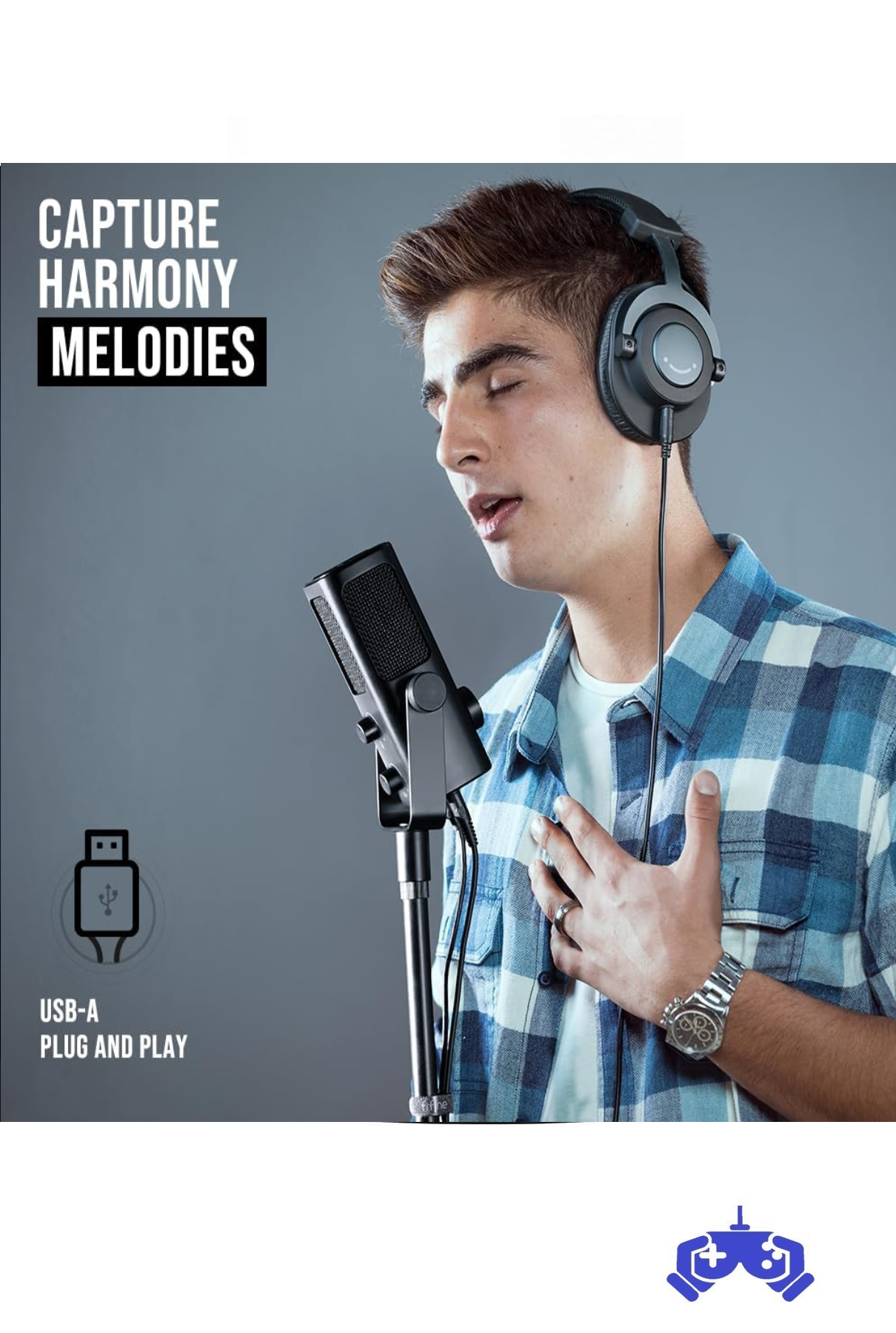 Profile3 USB Condenser Stüdyo Kayıt ve Bilgisayar Yayıncı Mikrofonu