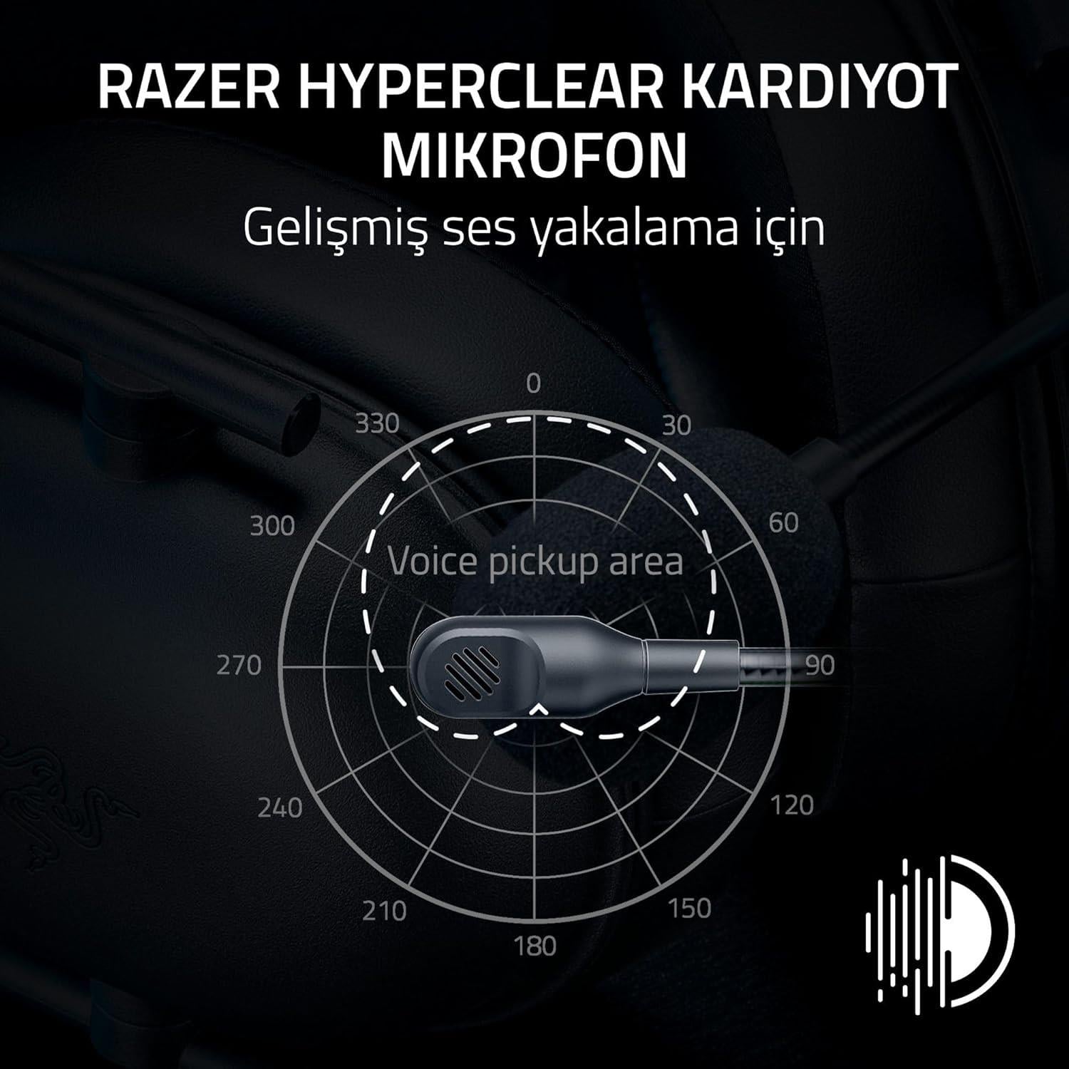 Razer Blackshark V2 X Siyah Oyuncu Yayıncı Kulaklığı