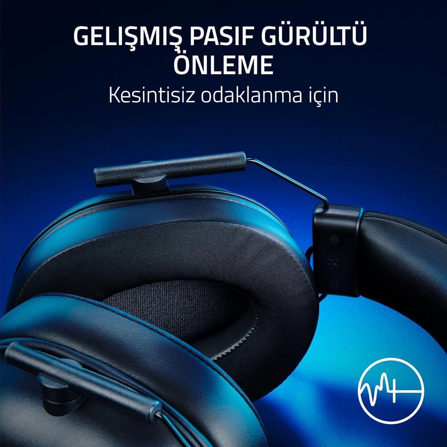 Razer Blackshark V2 X Siyah Oyuncu Yayıncı Kulaklığı