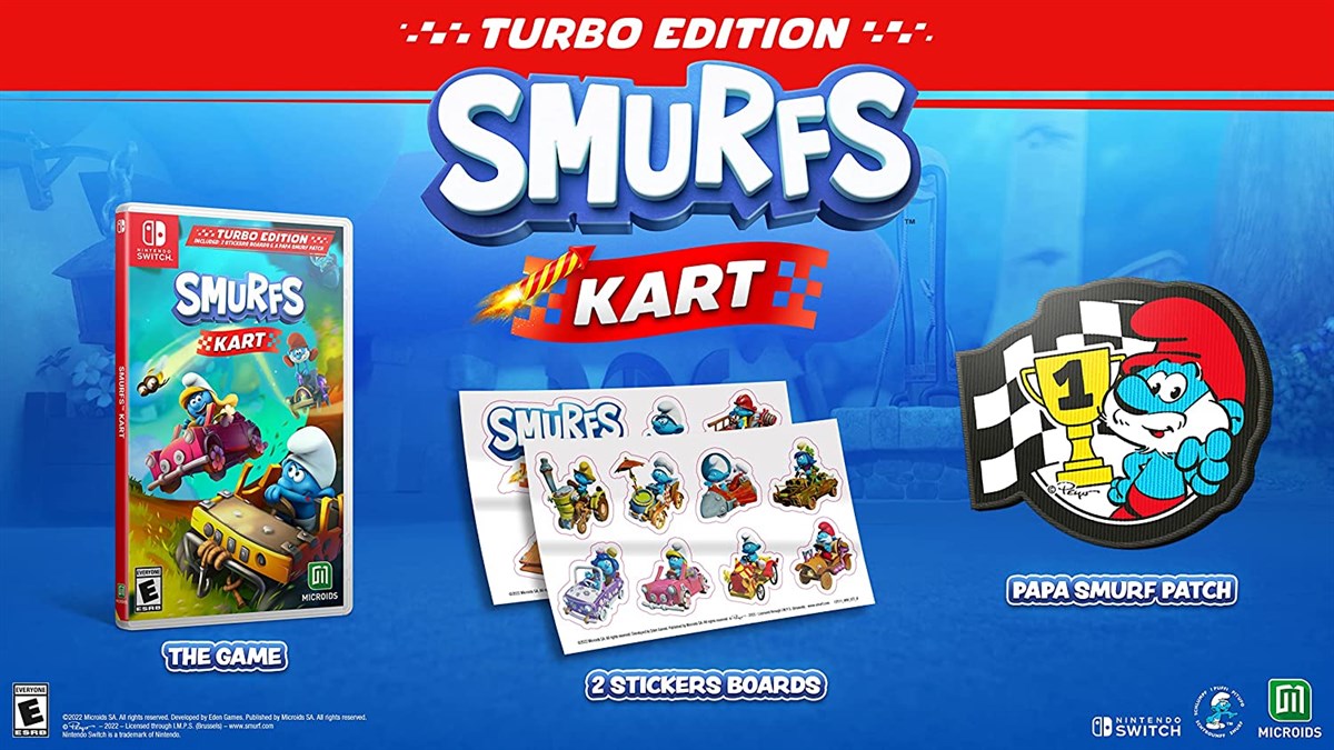 Smurfs Kart Turbo Edition Nintendo Switch Oyunu
