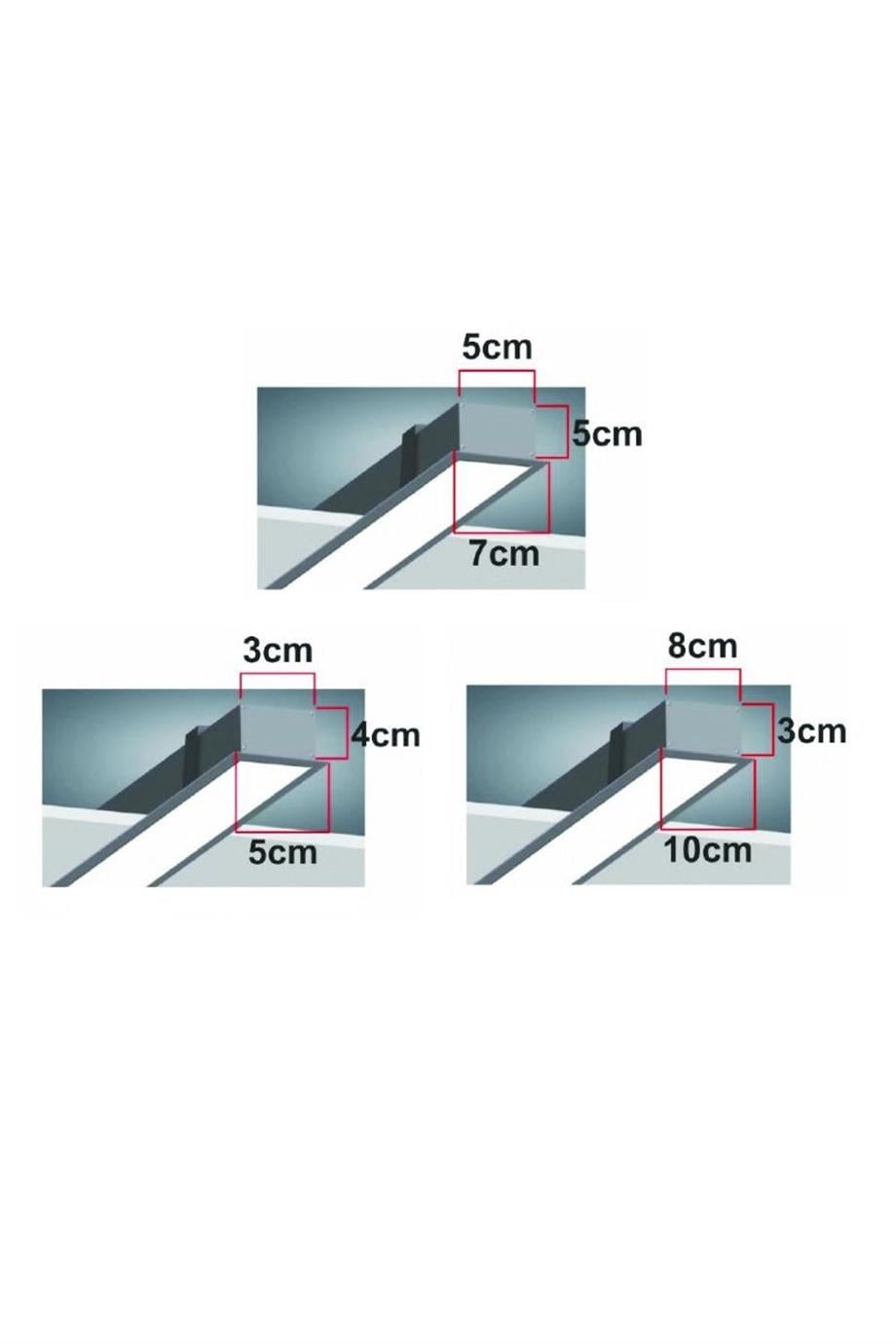 Linear Armatürler  120 cm Sıva Altı Linear Armatür