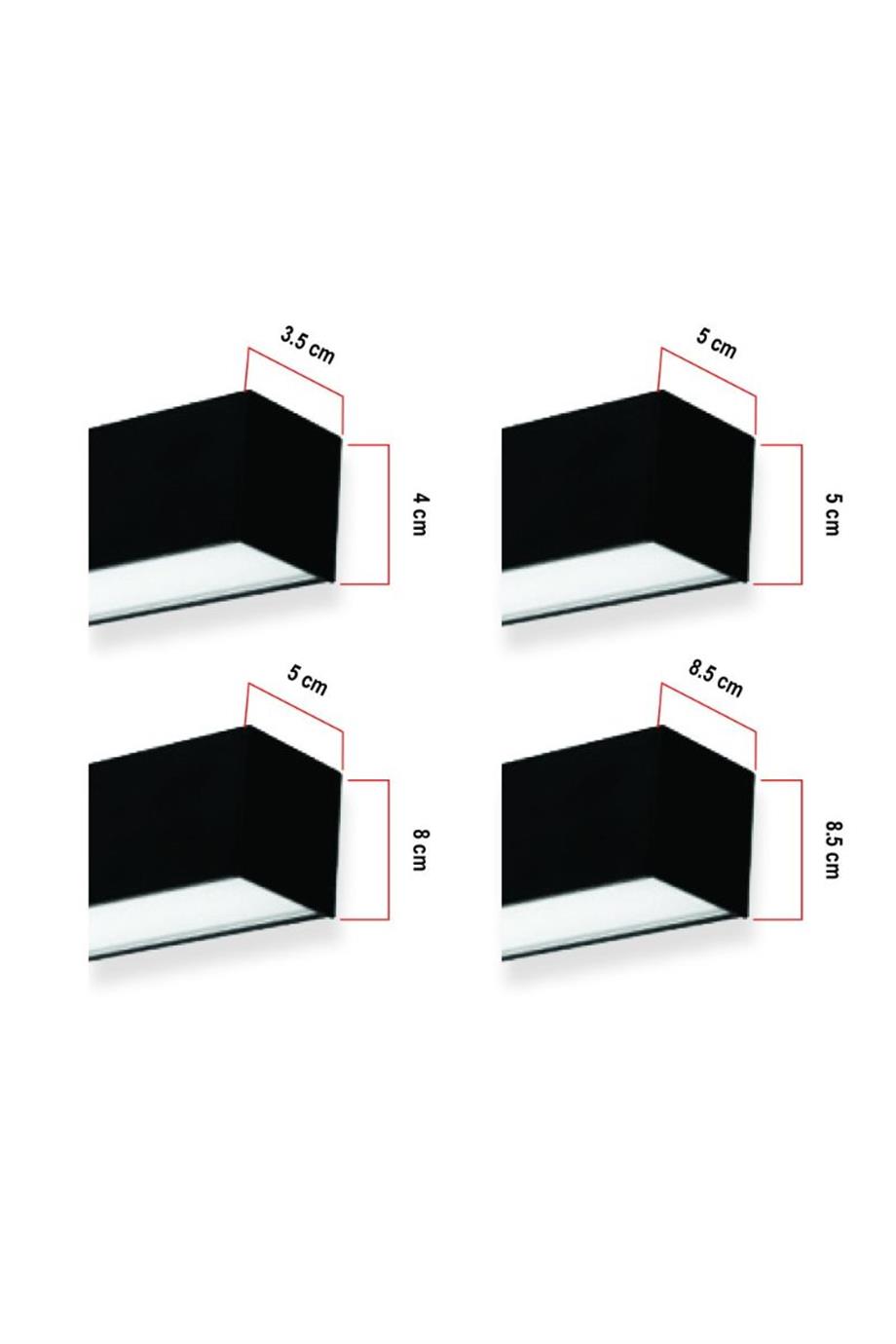 Linear Armatürler  120cm Alüminyum Kasa Linear