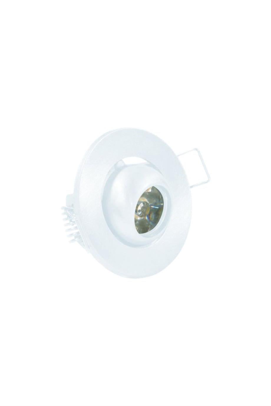 Dekoratif Mini Spotlar  3 Watt Beyaz Kasa Manda Gözü