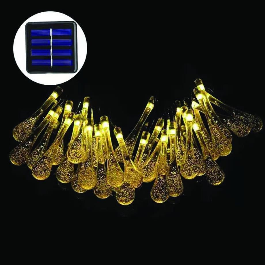 Bahçe Aydınlatma Ürünleri  5 Metre 20W Solar 7 Mod Işık Zinciri