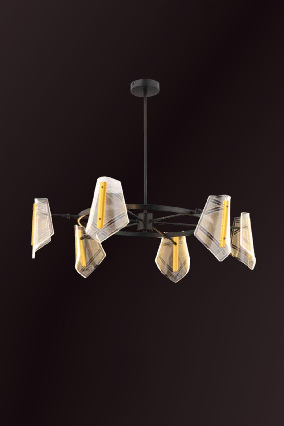 Avizeler  5W Gold Sarkıt Led Avize 